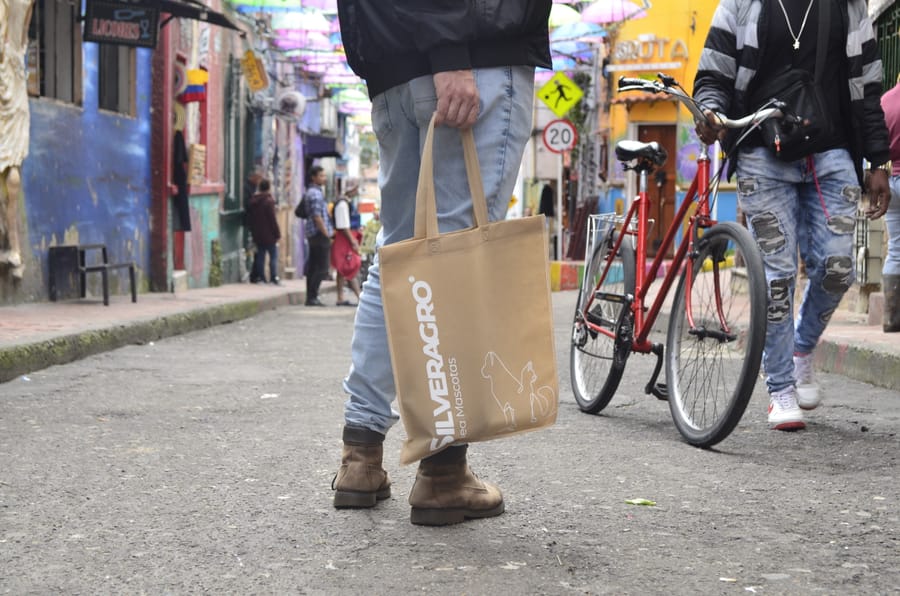 Bolsa Cambrel personalizada, trabajo real 3 de la línea Emprende
