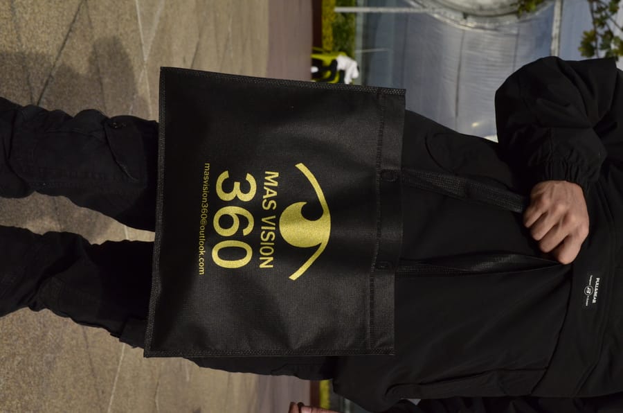 Bolsa Cambrel personalizada, trabajo real 4 de la línea Emprende