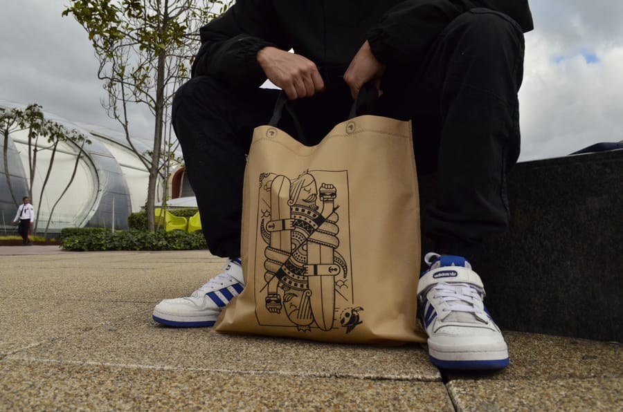 Bolsa Cambrel Emprende personalizada con tinta de color a elección