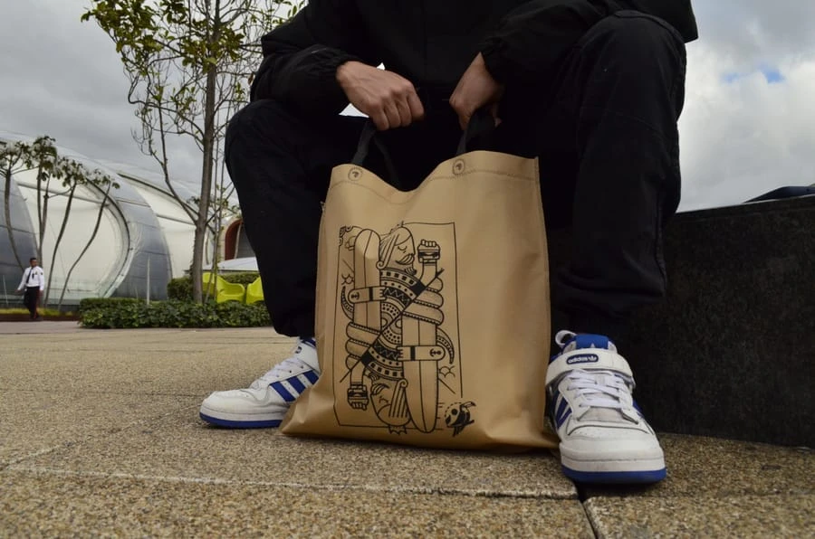 Bolsa Cambrel Emprende personalizada con tinta de color a elección