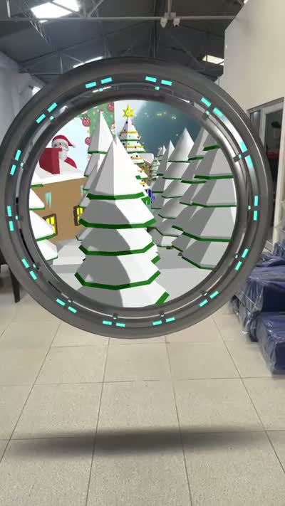 Experiencia RA Portal Navidad